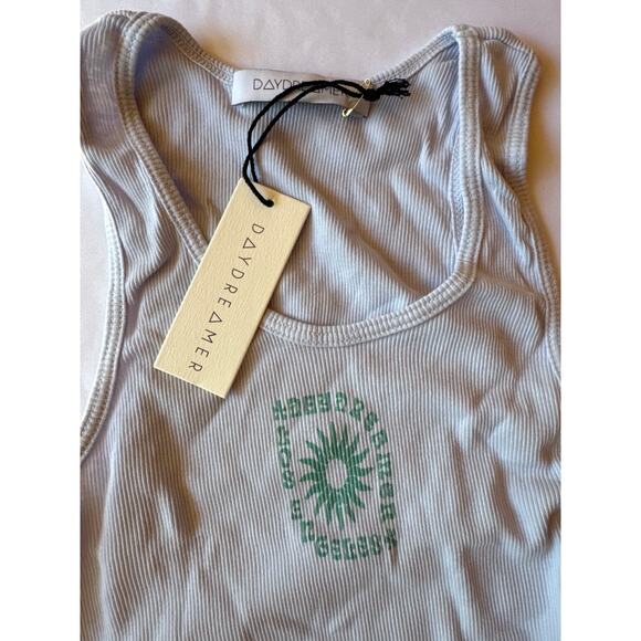 Daydreamer Ribbed Cropped Sun Graphic top Size Small NWT - Picture 5 of 5